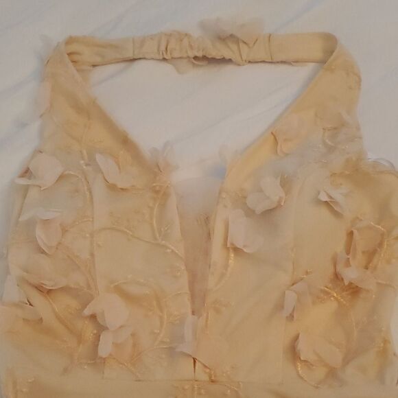 Speechless halter gown size 11  NWT peach - Picture 3 of 11